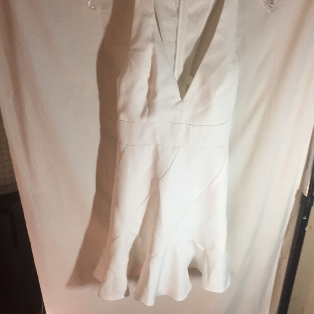 Cream formal dress Halter top